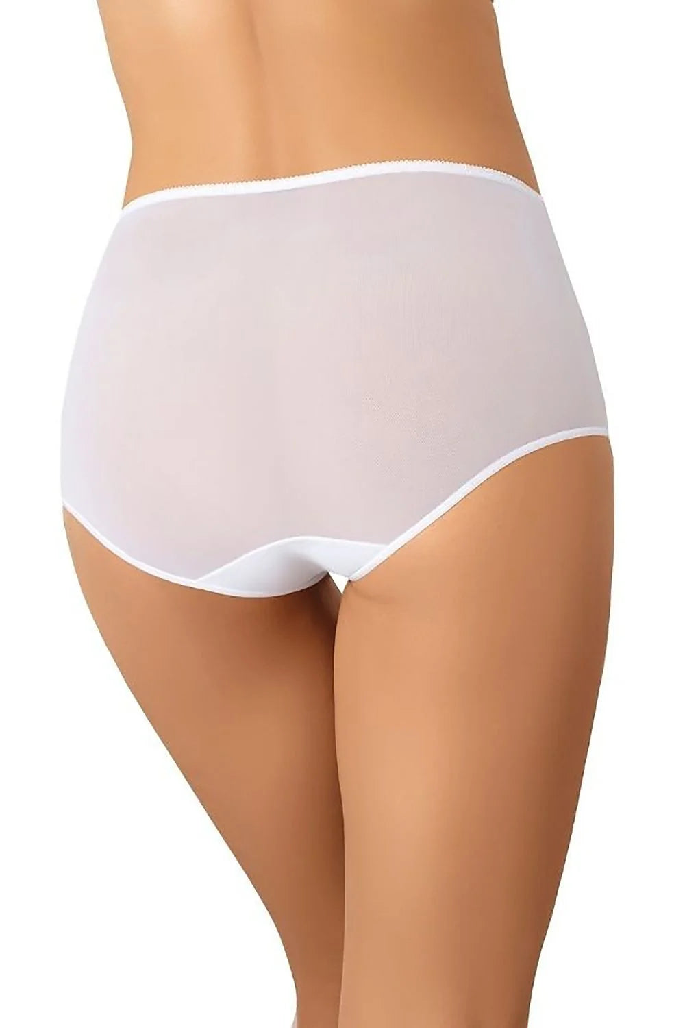 Ensemble de culottes femmes maille blanche taille haute multipack 3 pièces confort style classique élasthanne polyester coton respirant soutien pratique