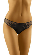 Culottes en tulle dentelle noire sexy élégantes pour femme, ajustées avec motifs floraux raffinés