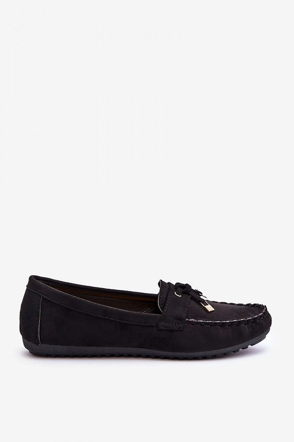 Mocassins femmes style classique cuir suédé écologique détails métalliques bride lacée plateforme douce confortable pour printemps automne