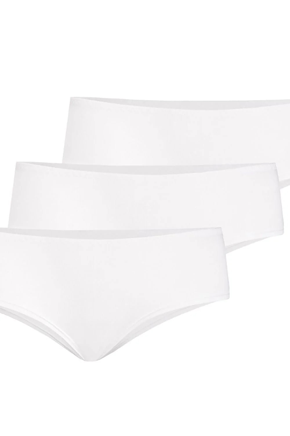 Ensemble de culottes en bambou blancs à la mode coupe brazyliana taille basse 3 pièces femme confort