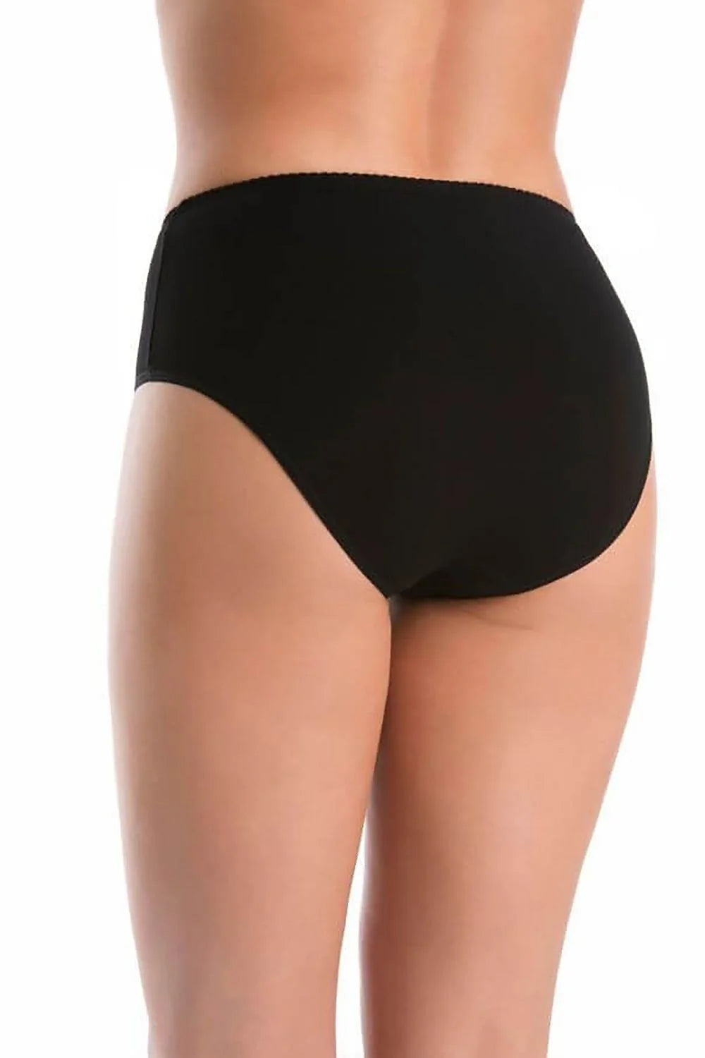 Ensemble de culottes féminines en coton noir haute qualité 5 pièces coupe haute confortable pour quotidien et cadeau