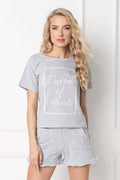 Pyjama en coton doux et élégant Aruelle pour des nuits confortables et style raffiné femme