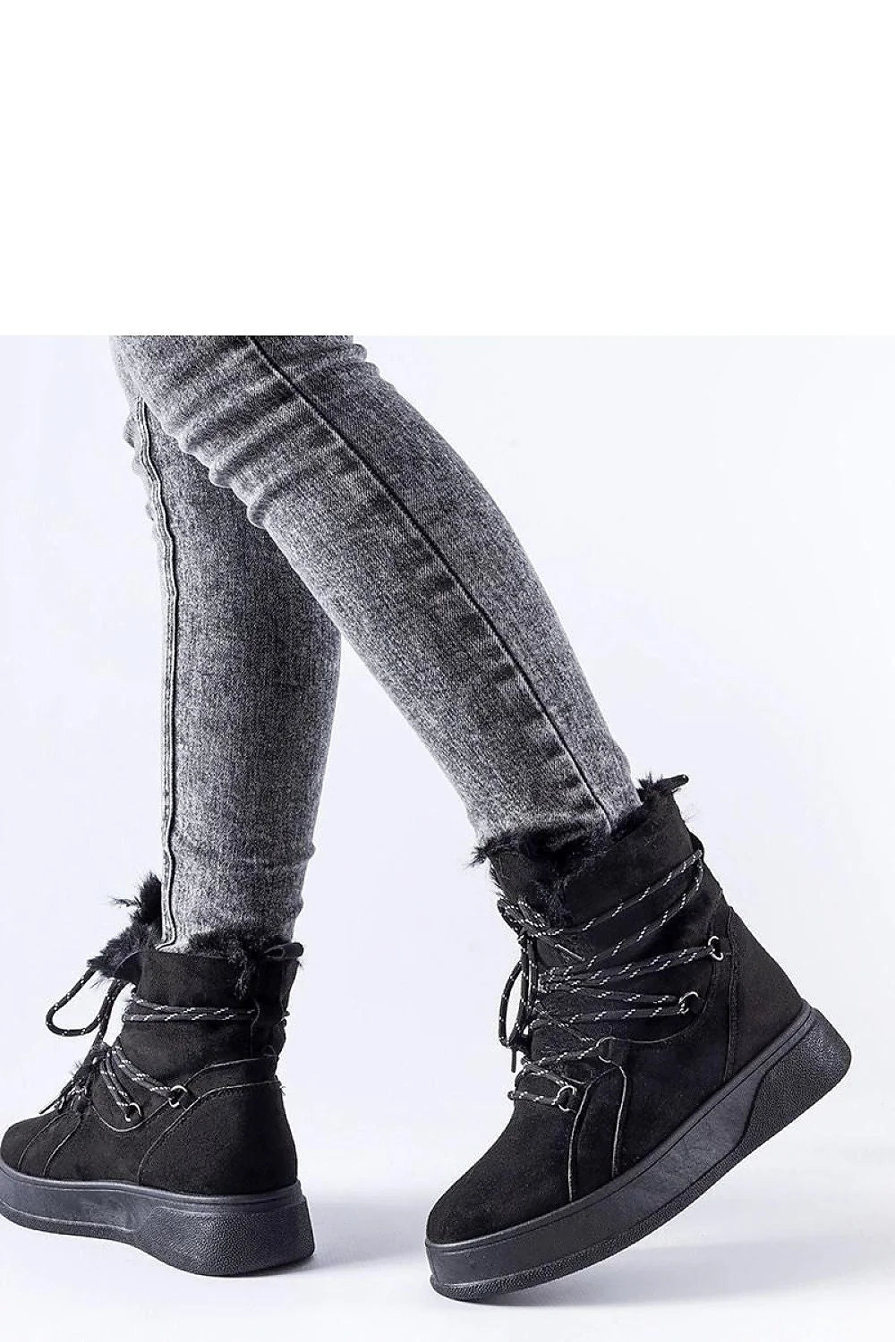 Bottes de neige Solea femmes design moderne fourrure plateforme hiver bottines élégantes confortables cuir écologique