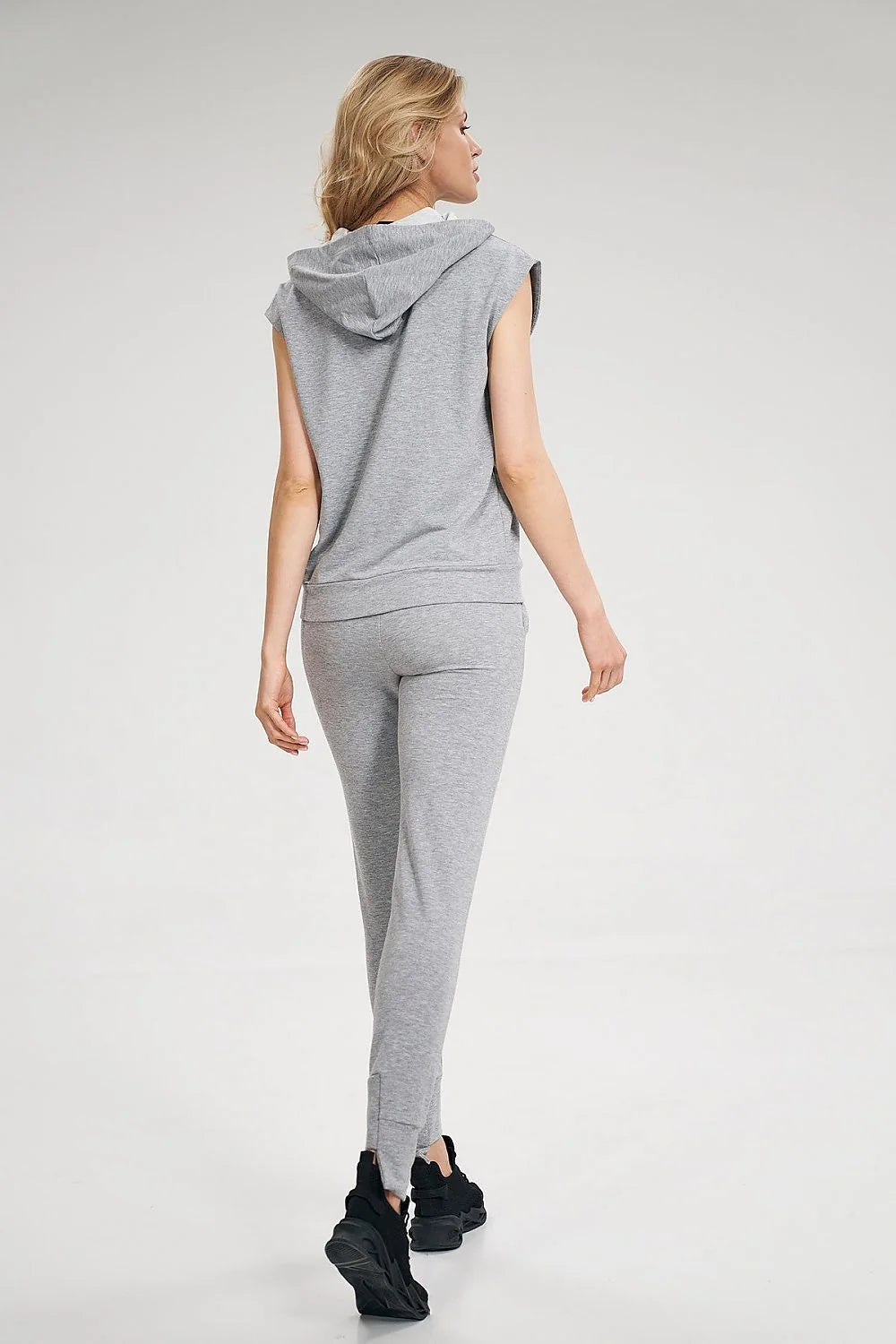 Pantalon de jogging coton violet décontracté ajusté pour look sportif confortable au quotidien femmes