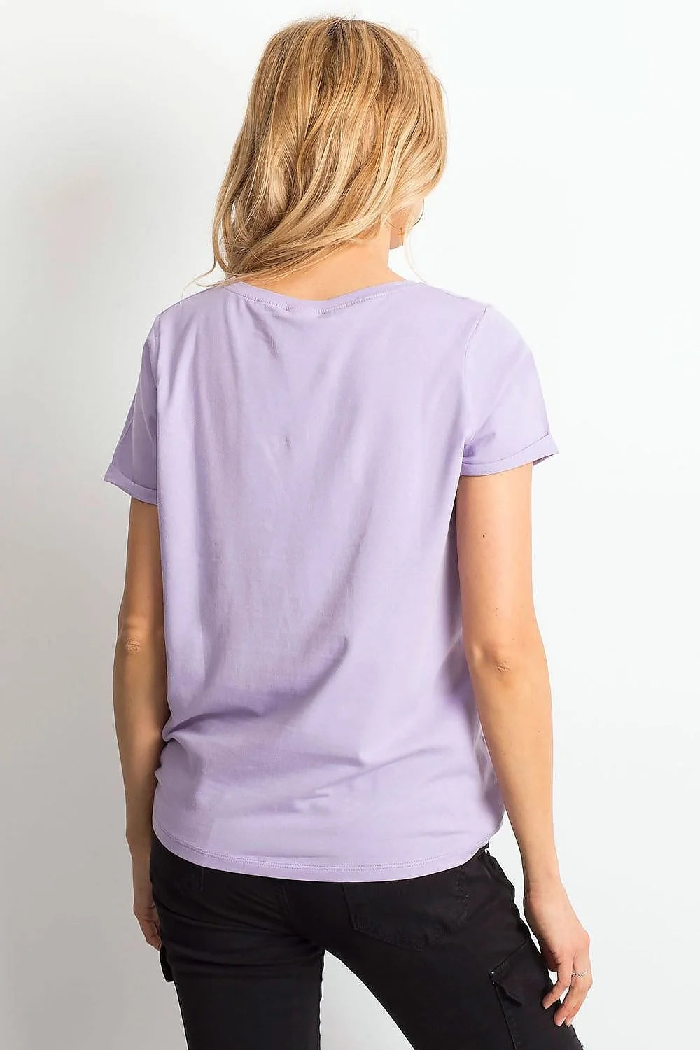T-shirt pour femme simple et moderne en coton orange vif manches courtes col rond coupe droite confortable occasion quotidienne