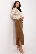 Tenue féminine deux pièces pantalon femme Och Bella haut tricoté jupe longue style bohème