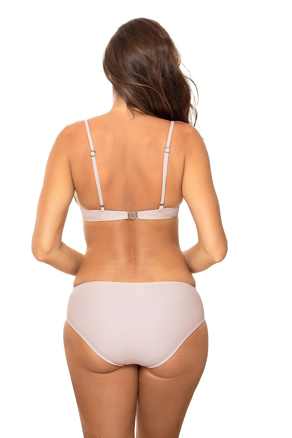 Maillot de bain deux pièces femme style push-up coupe confortable tissu italien Carvico Tessuti