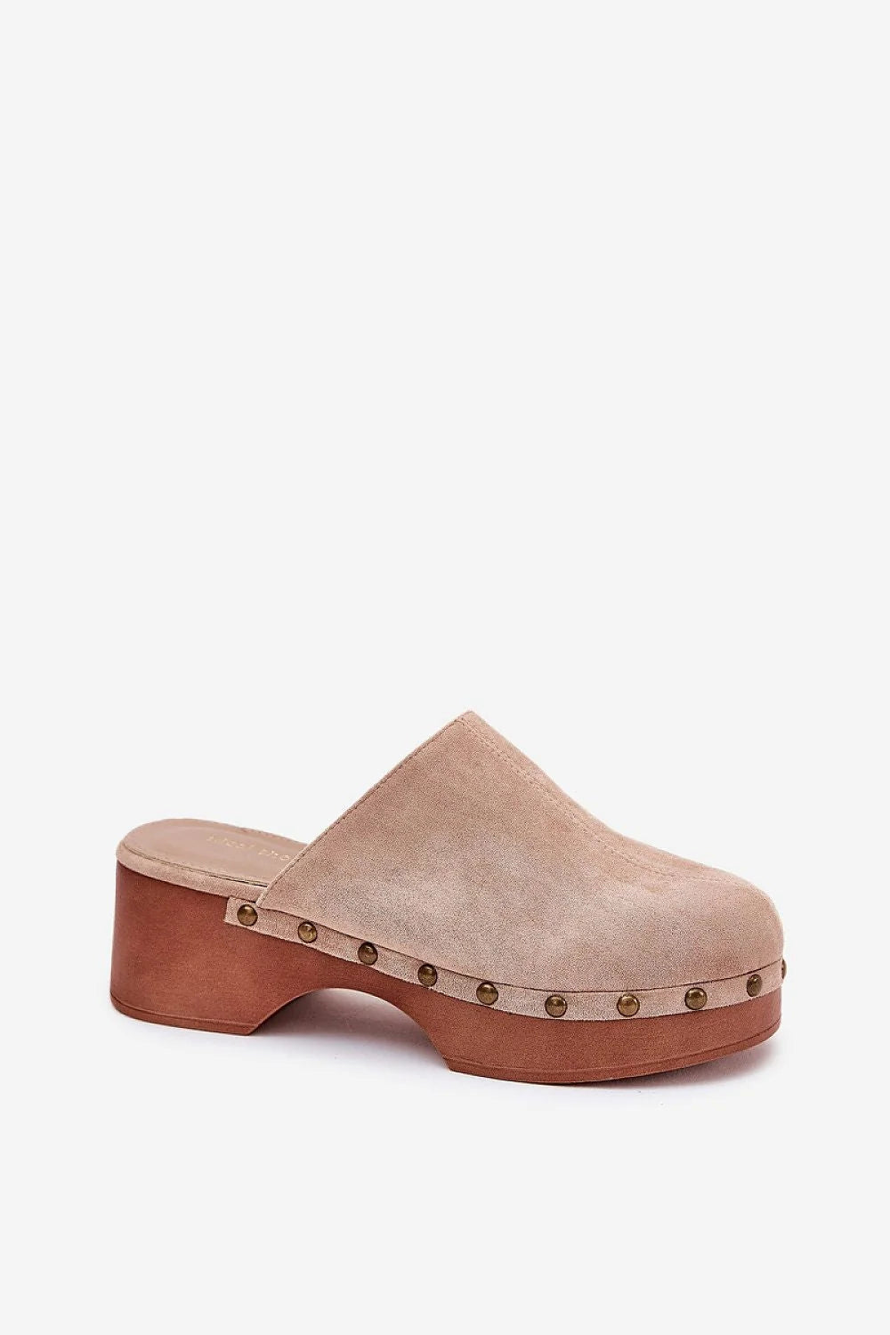 Sandales femmes design moderne cuir écologique plateforme compensée style unique rivets dorés confort tout le jour