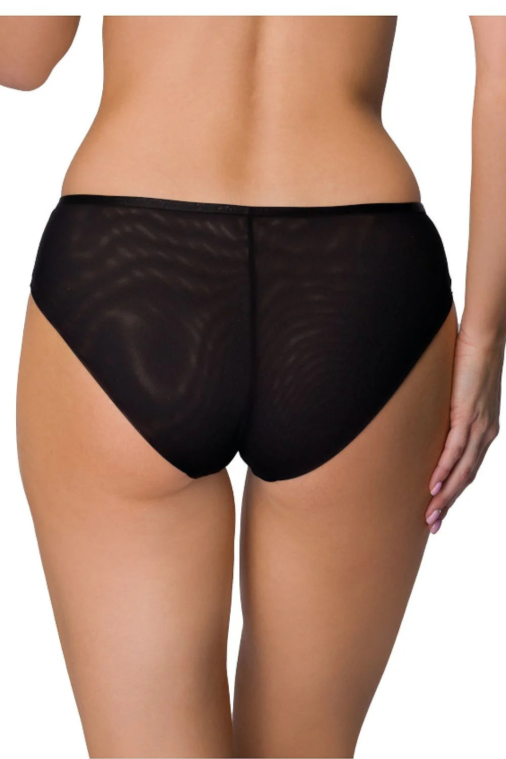 Culotte en tulle noir design moderne audacieux style féminin matelas élastique taille ajustable femme
