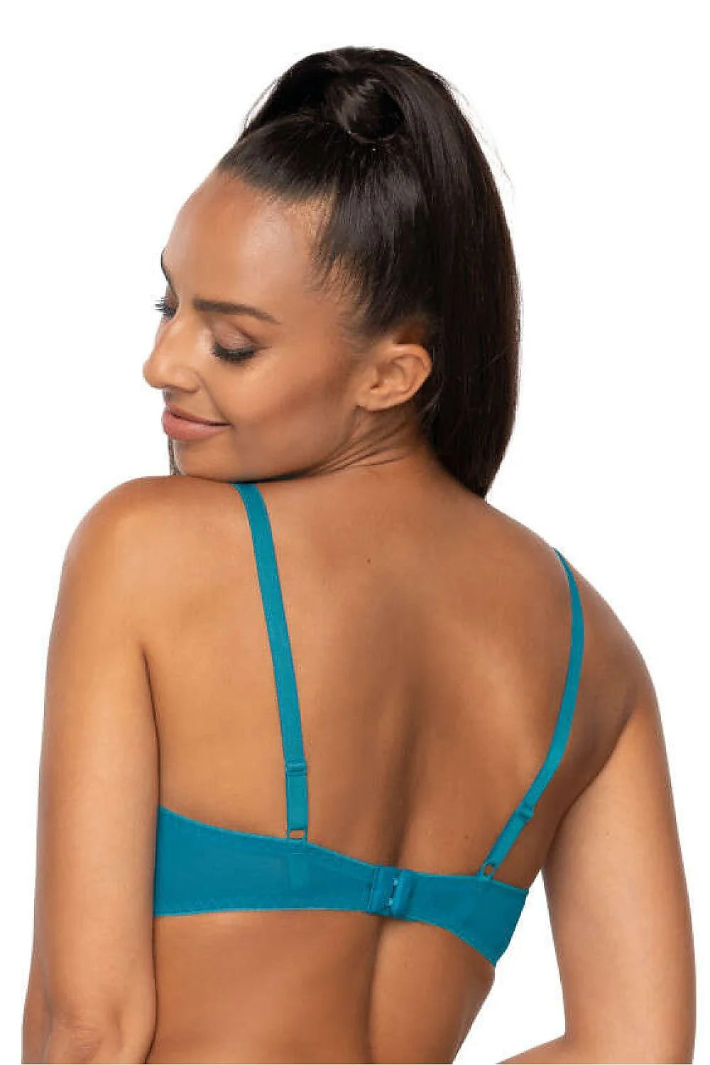 Soutien-gorge push-up femme élégant dentelle beige turquoise ajustables confort occasions spéciales