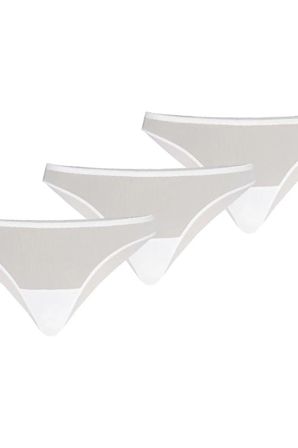 Ensemble de culottes transparentes maille délicate femmes blanc neige taille ajustable confortable sans couture lingerie sexy
