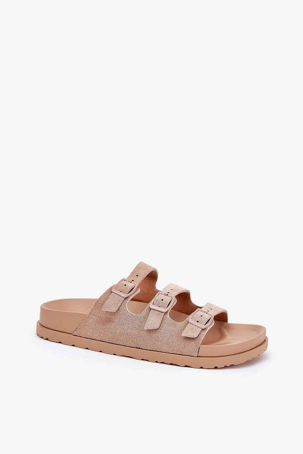sandales femme cuir suédé beige ajustables larges sangles boucles confortables semelle profilée mousse mémoire antidérapante crantée bout ouvert décontractées chic