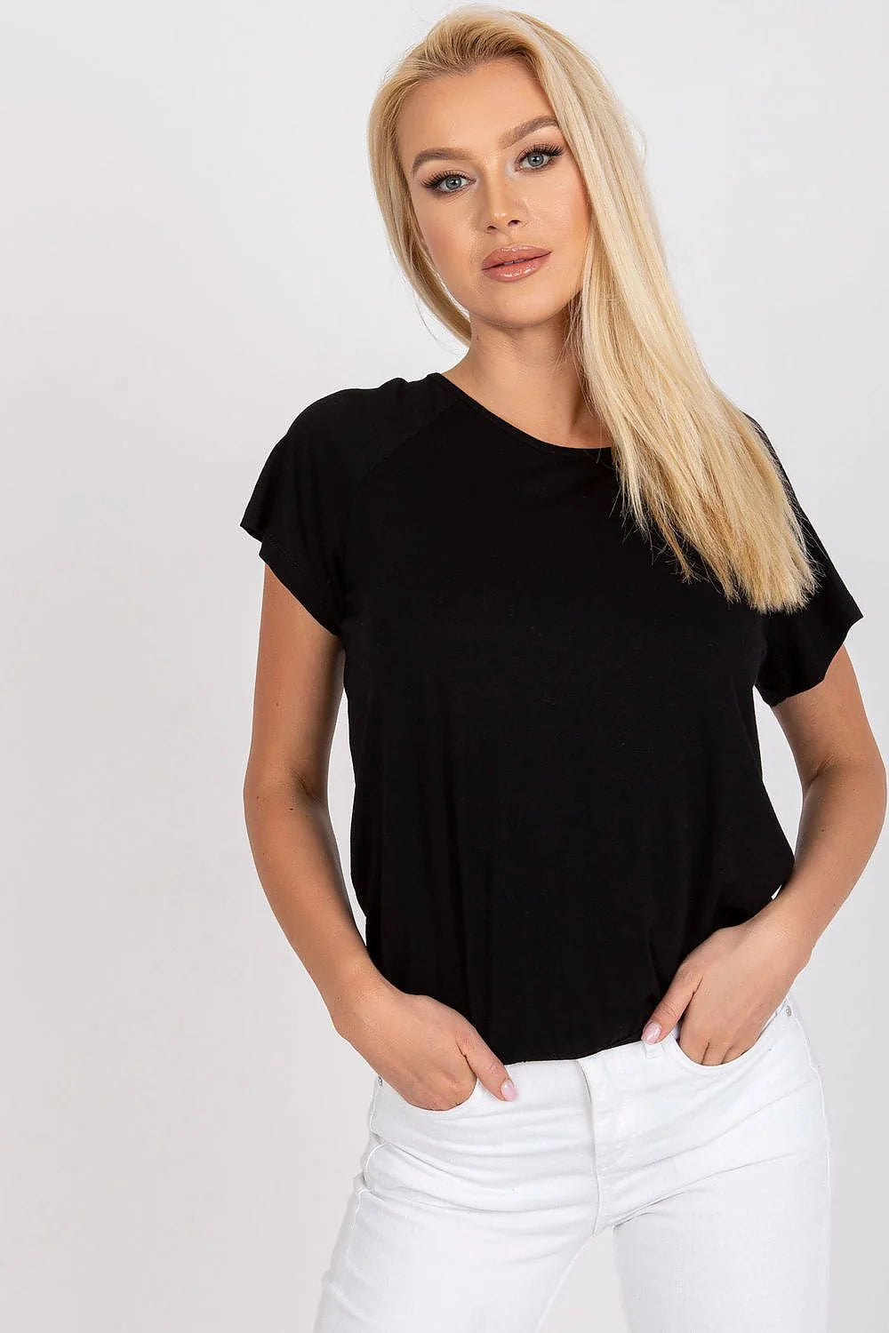 Ensemble pantalon t-shirt coton décontracté élégant femmes modernes manches courtes violet blanc fentes style