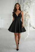 Robe courte Bicotone
