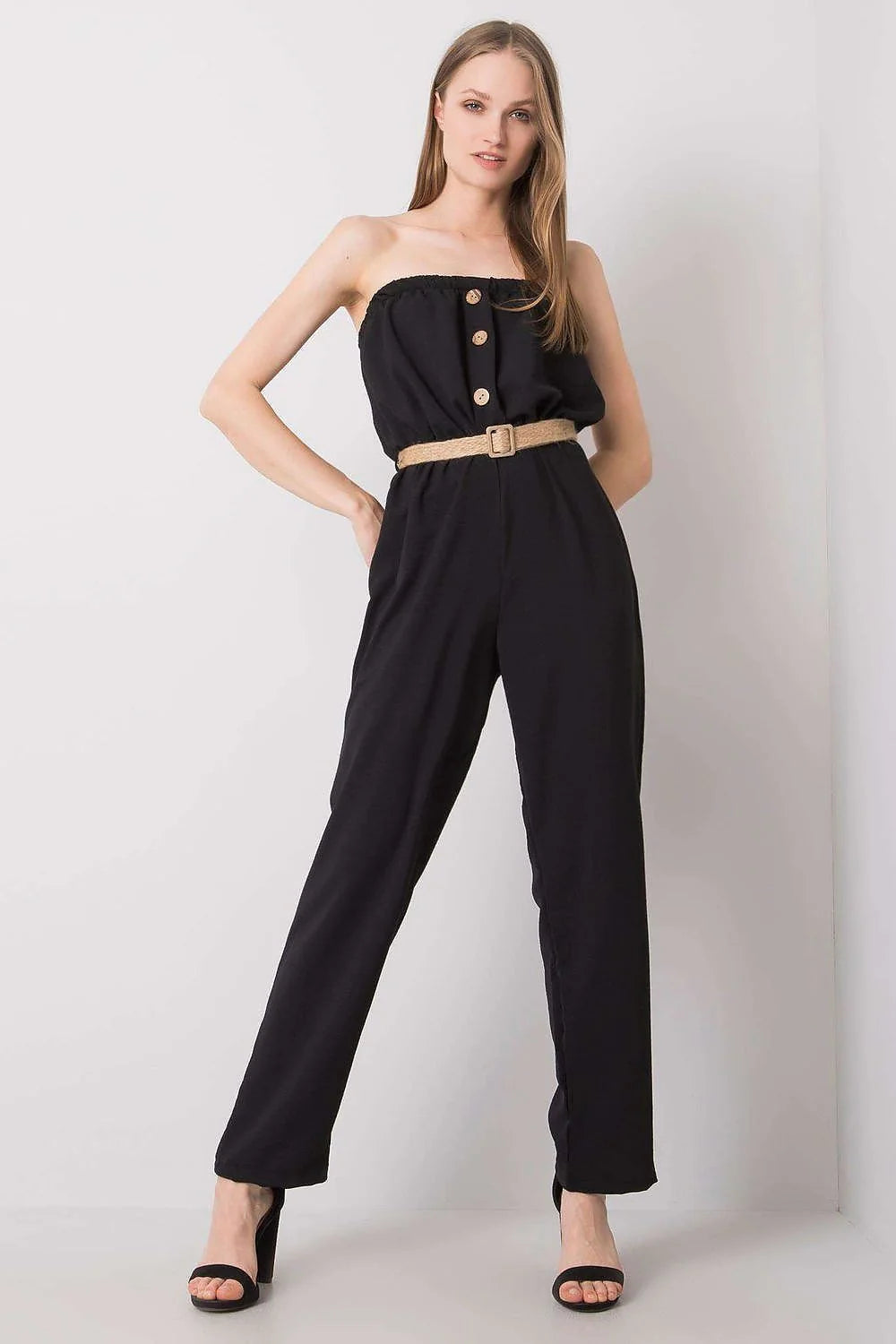 Combinaison femme sans manches élégante décontractée matelassée polyester coton taille ajustable longues jambes