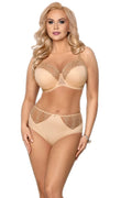 Soutien-gorge dentelle microfibre élégant maintien parfait broderies florales occasions spéciales femmes taille haute
