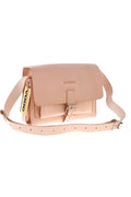 Sac à main en cuir naturel Verosoft bandoulière ajustable style épuré beige clair occasionnel femme