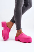 Mules femmes design audacieux couleur vif rose vif polyvalence plage ville travail Big Star