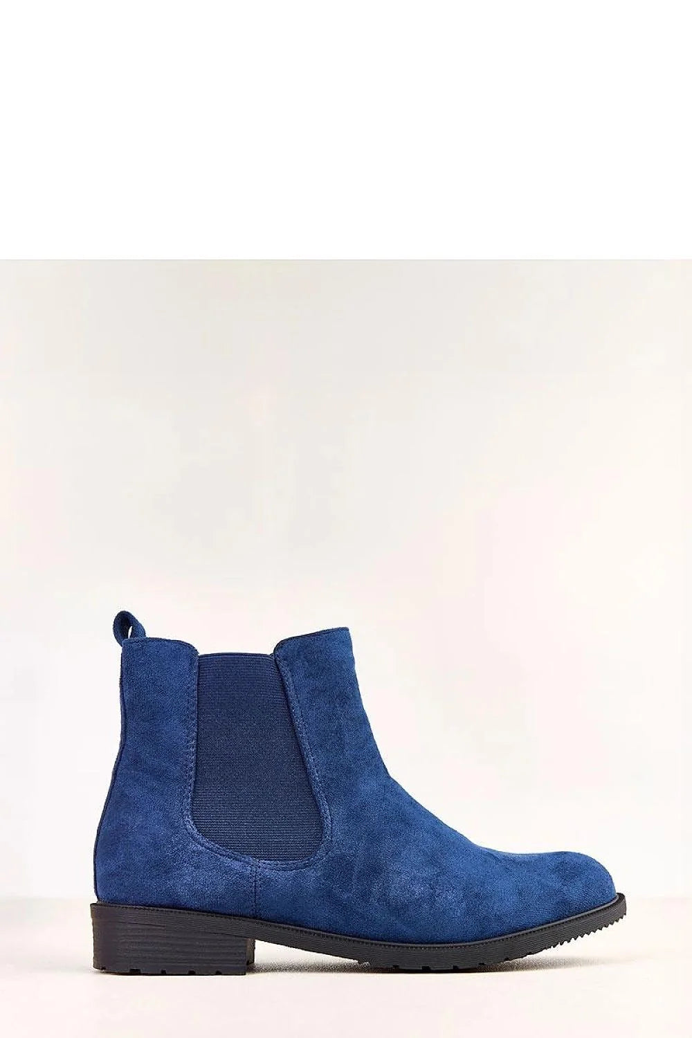bottines chelsea daim suédé cobalt écologiques cuir cheville tige125mm talon35mm bout rond élastiques latéraux zip intérieur semelle antidérapante doublure chaude