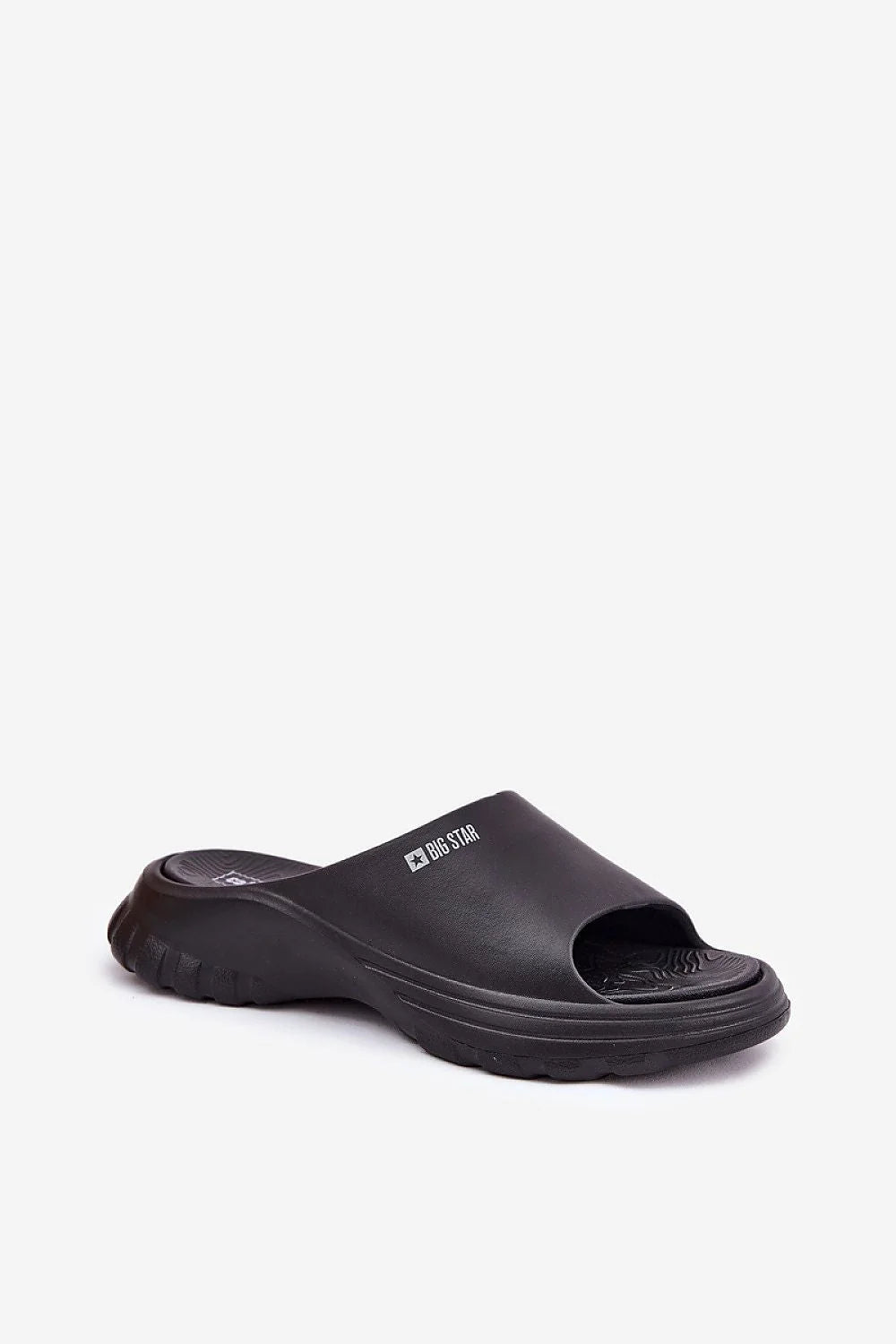 sandales femme minimaliste moderne confortables noir EVA semelle plateforme épaisse antidérapante légère imperméable facile nettoyage plage piscine