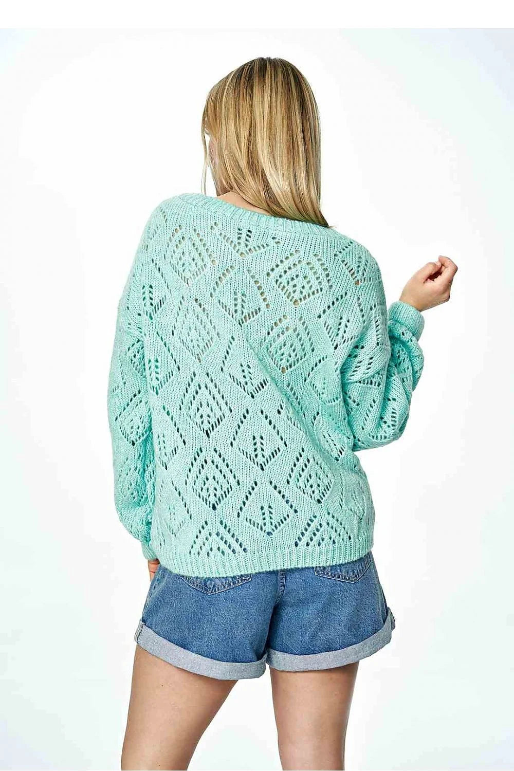Pull pour femme design moderne ajouré manches longues matière douce style intemporel confort et élégance Chandail Figl