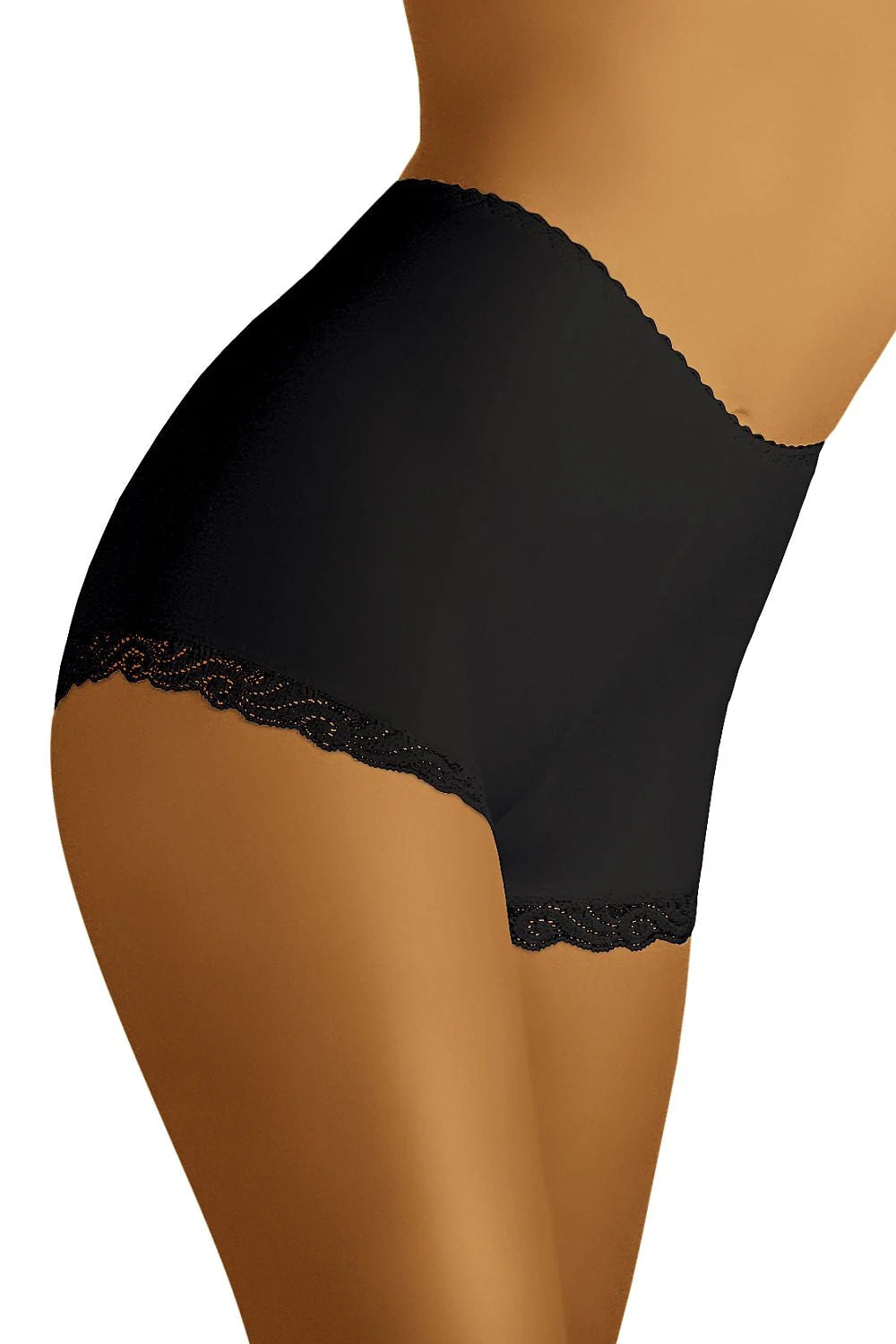 Culotte taille haute noire dentelle élégante et confortable pour femmes modernes soutien optimal quotidien
