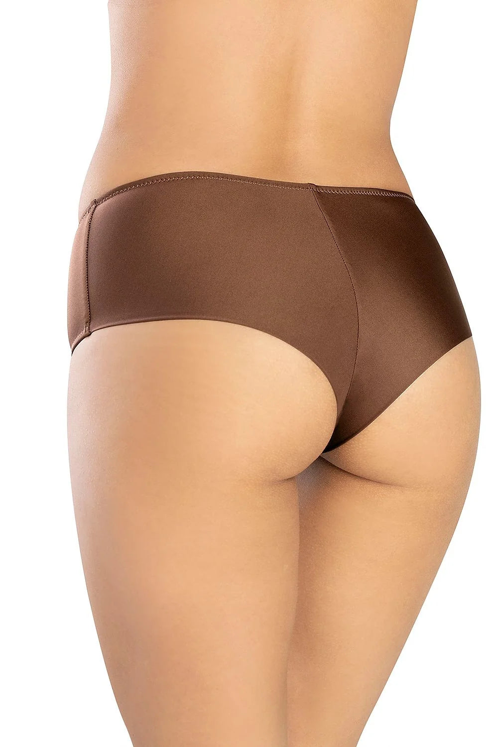 Culottes taille haute microfibre minimaliste marron confort chic quotidien doublure italienne S-M-L-XL