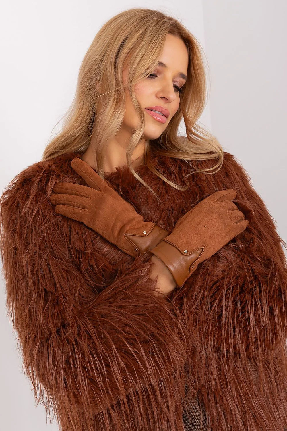 Gants élégants pour femmes avec fleurs brodées manches longues style audacieux matériau polyester spandex