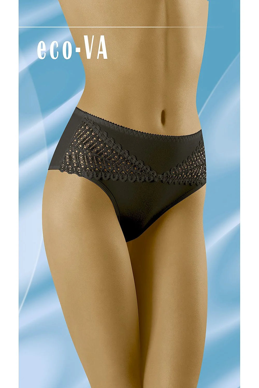Culottes Wolbar pour femmes lingerie style élégance dentelle microfibre taille élastiquée couleur noire polyvalente occasions spéciales quotidien