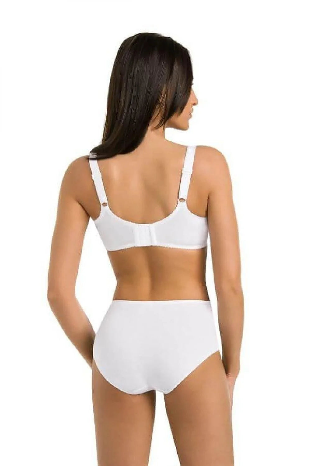 Soutien-gorge allaitement dentelle florale coton Lycra culotte blanche lingerie féminine mode confort élégance