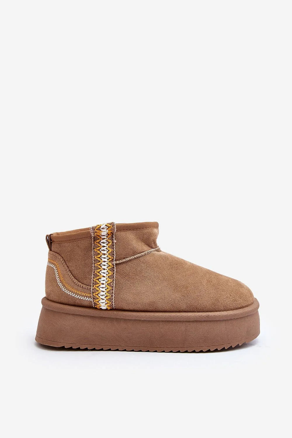 Bottes de neige femmes design moderne minimaliste cuir suédé fourrure hauteur tige 8 cm plateforme 4.5 cm occasions ville casual