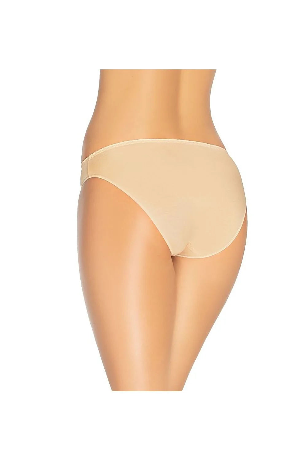 Ensemble de culottes basses en bambou pour femmes, beige naturel, taille XS-XXL, 3 pièces, coupe bikini, élastiques confortables