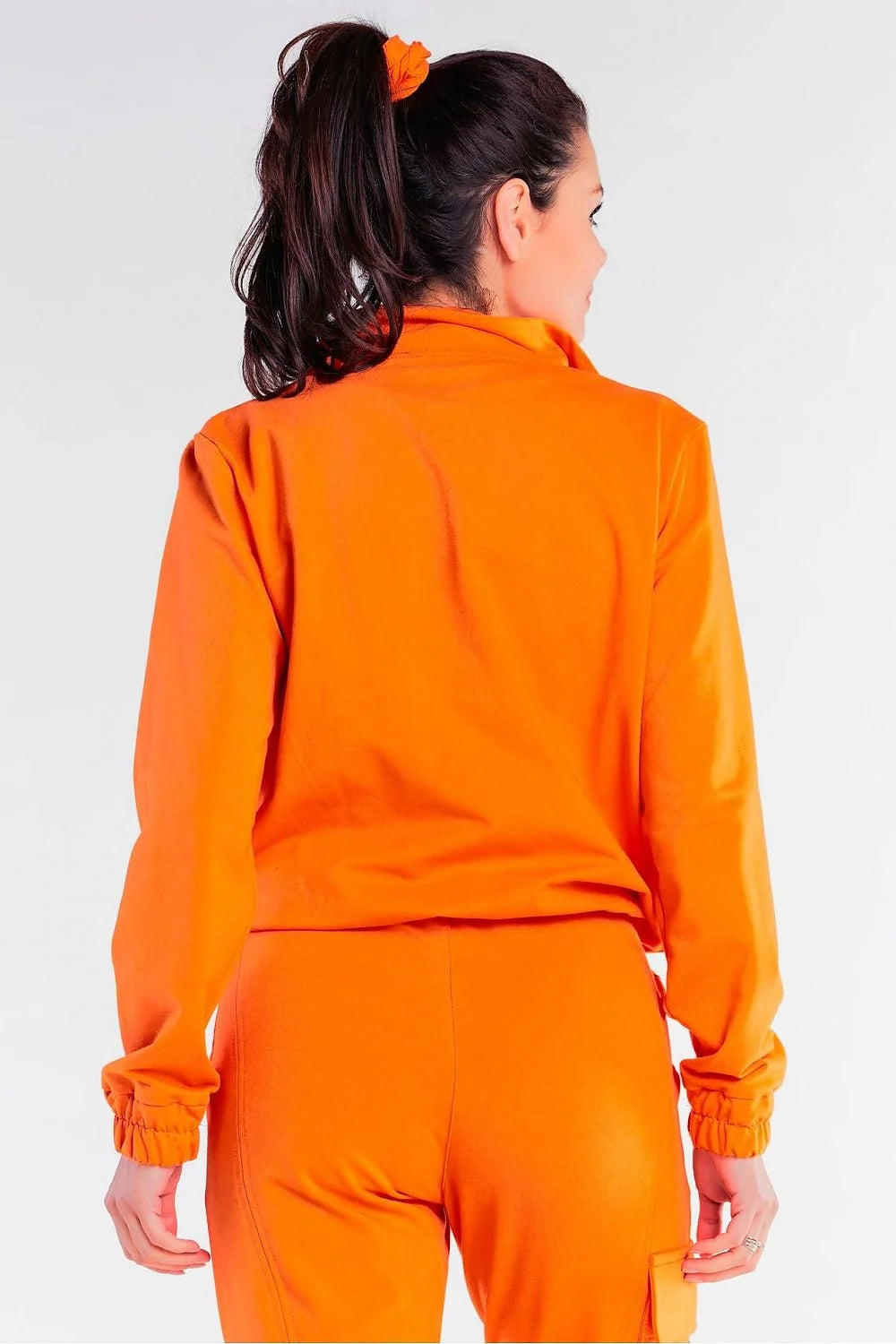 Ensemble veste pantalon polyester jaune fluo sport chic confortable quotidien pour femme élégante