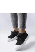 Baskets pour femme style moderne épuré mesh confortable basse sans couture semelle amortie résistante