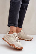 Chaussures de sport modernes pour femmes, cuir et daim, confort et style, occasion quotidienne et décontractée