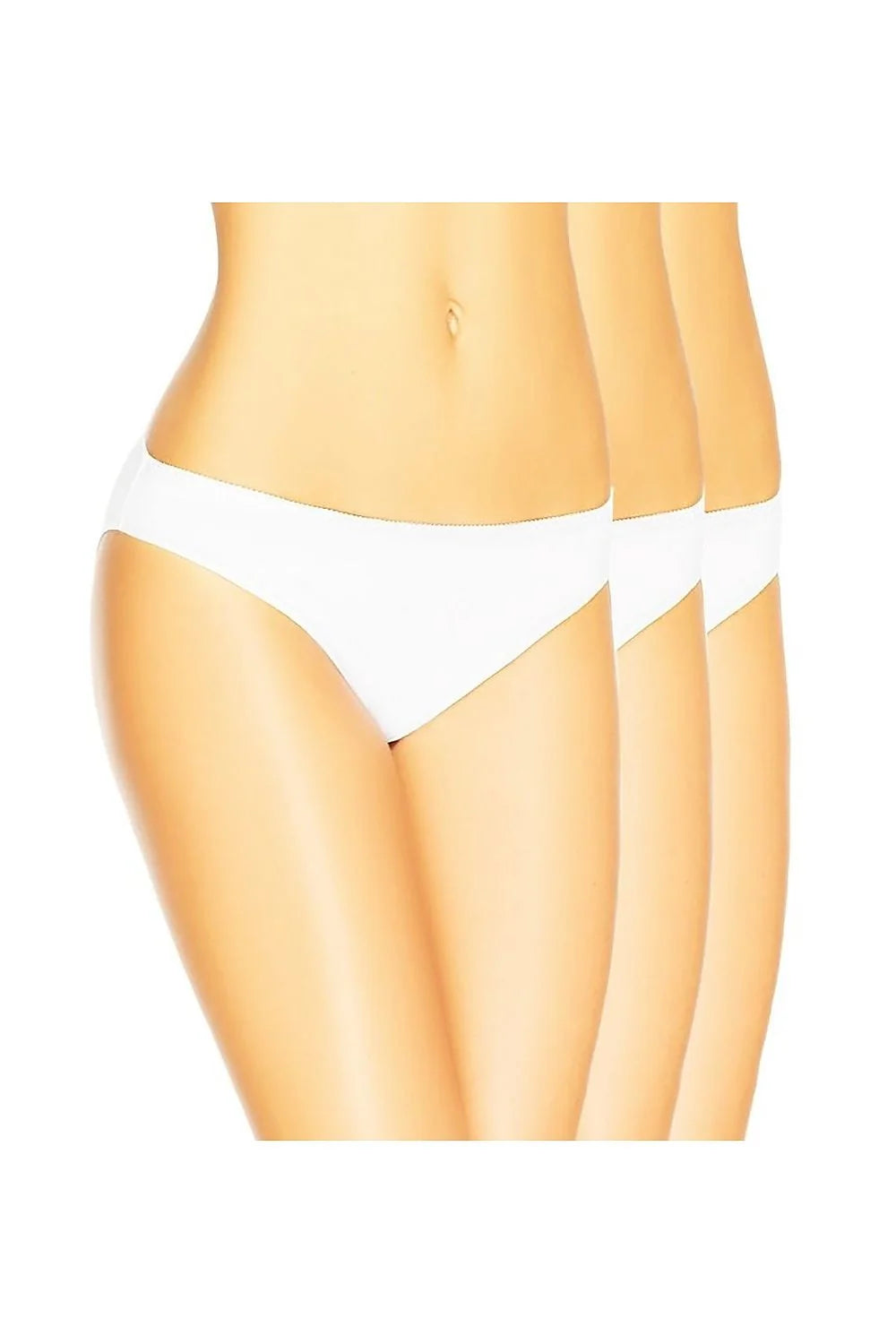 culottes bambou blanches taille basse slim ajustées femmes confort hypoallergéniques respirantes douceur extensible invisible bords fins sans coutures lot triple