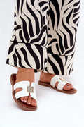 Mules en simili cuir à plateforme pour femme, style moderne, confortable, talon plat, sandales ouvertes, look estival