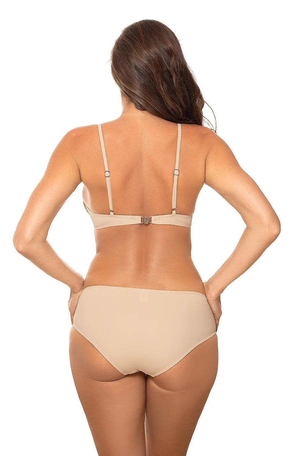 Maillot de bain deux pièces femme style push-up coupe confortable tissu italien Carvico Tessuti
