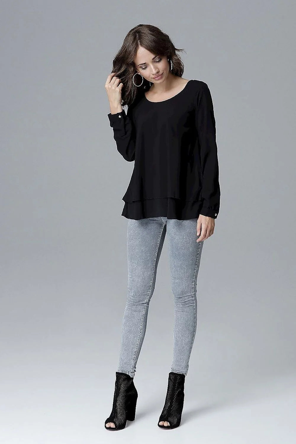 Chemisier Lenitif en Polyester Blanc Moderne et Confortable pour Tenue Décontractée Femme Style Urbain