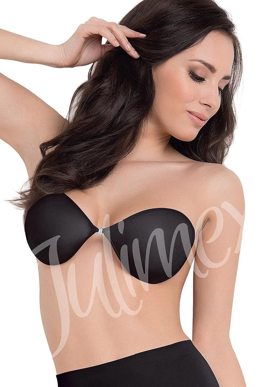 Soutien-gorge adhésif silicone invisible ultra-confortable Julimex idéal robes dos nu soirées élégantes