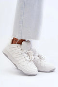 Chaussures de sport féminines en cuir artificiel blanc, plateforme 3cm, design moderne, confortable, baskets élégantes pour tous les jours et occasions