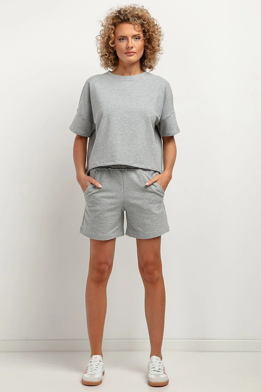 Chemisier Tessita en coton polyester certifié urban style manches courtes col attaché coupe ample pour femme
