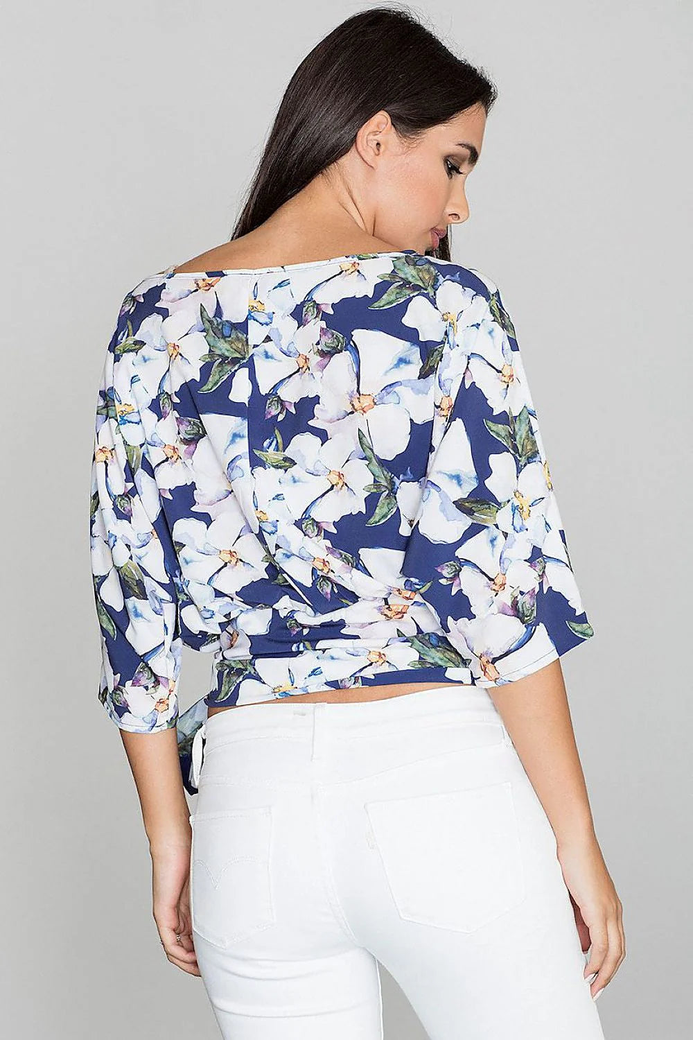 Top floral en polyester, style décontracté pour un look estival frais et confortable femmes