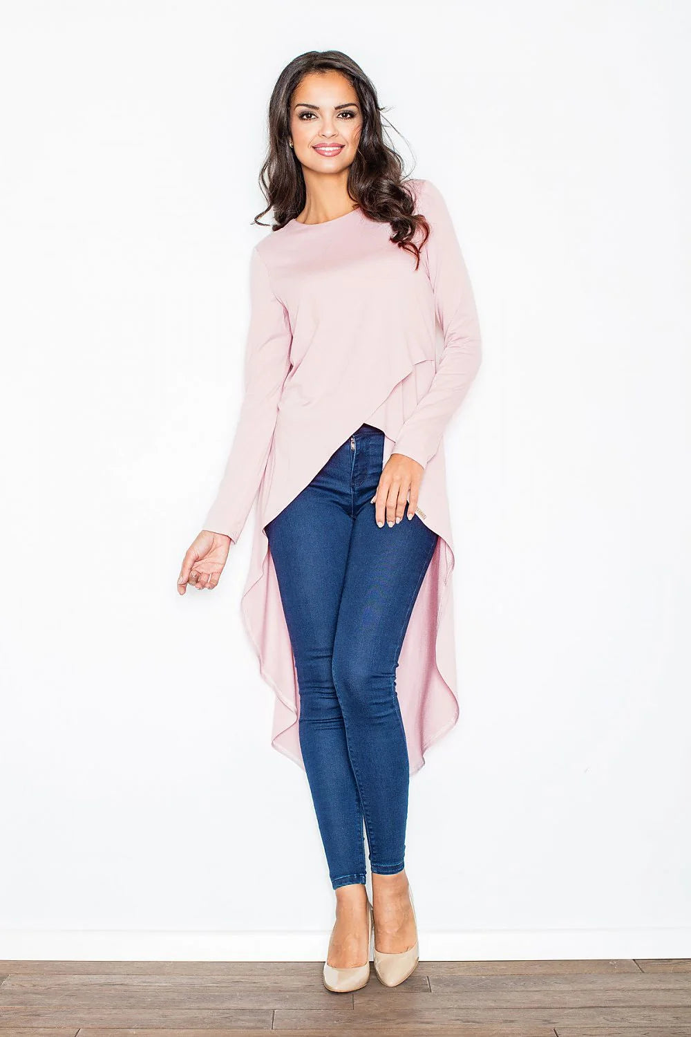 Tunique asymétrique coton décontractée élégante ourlet fluide moderne confort pour femmes contemporaines style chic
