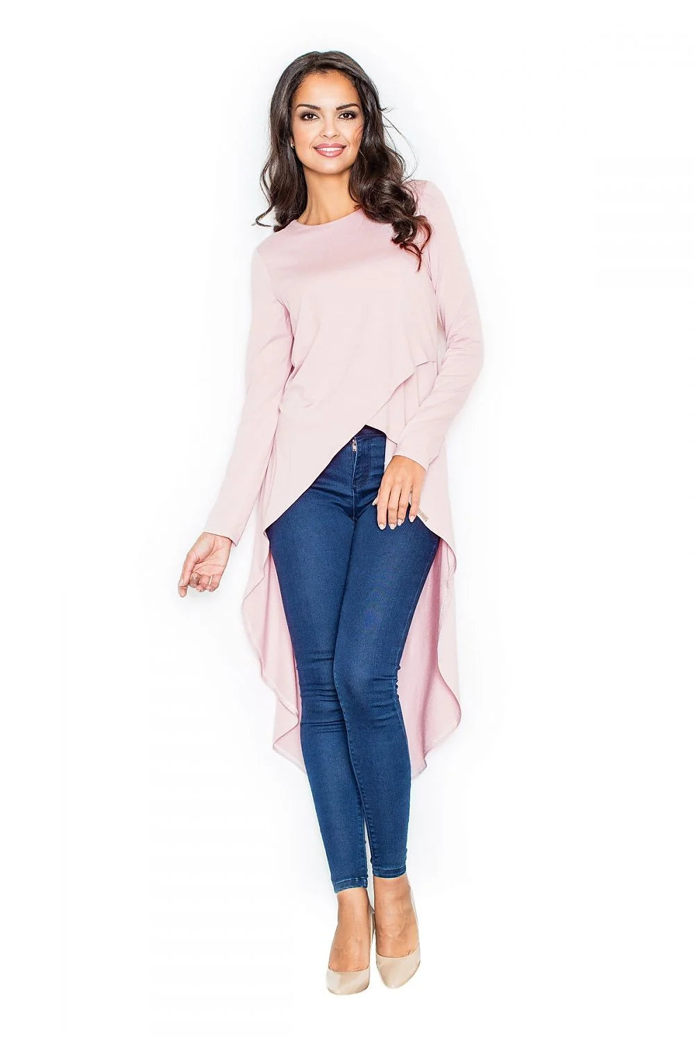 Tunique asymétrique coton décontractée élégante ourlet fluide moderne confort pour femmes contemporaines style chic