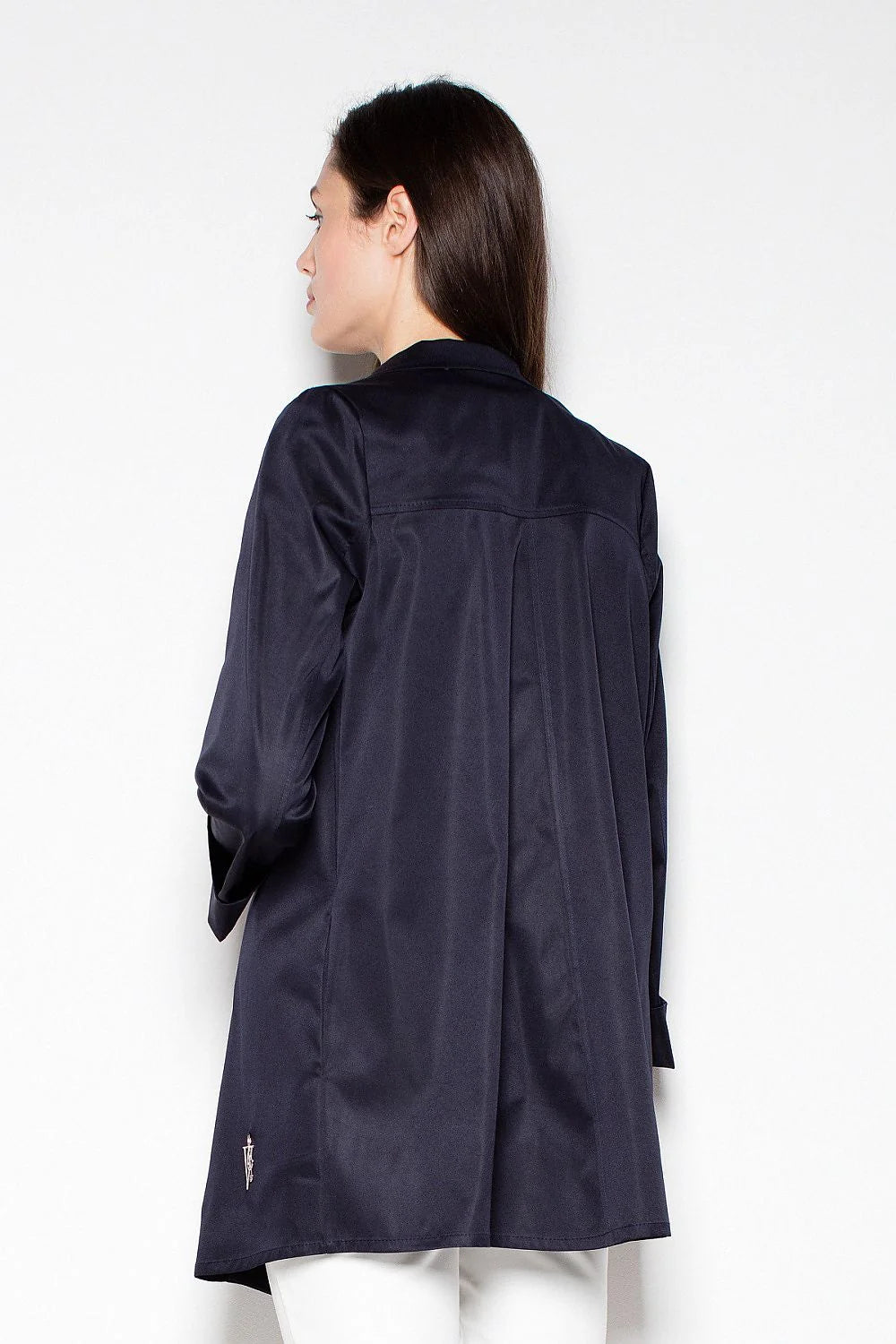 Veste noire ample moderne décontractée élégante pour femmes style contemporain quotidien chic et tendance